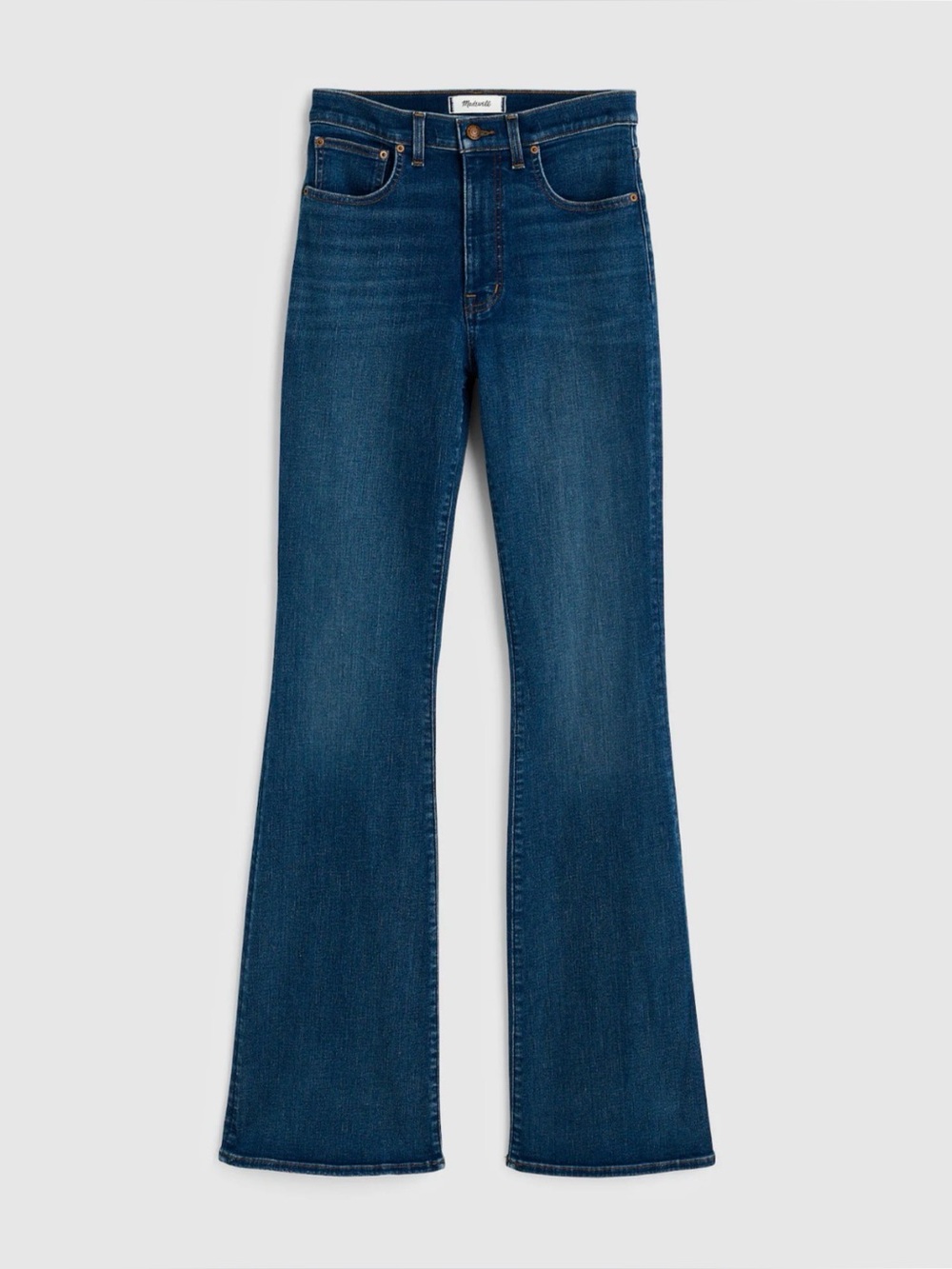Madewell Women's Medium Blue High-Rise Flare Jeans